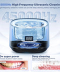 Heavy Duty Ultrasonic Retainer Cleaner Featuring 30 Watt Deep Clean Tech And Roomy Water Tank with 45000Hz frequency and water tank.