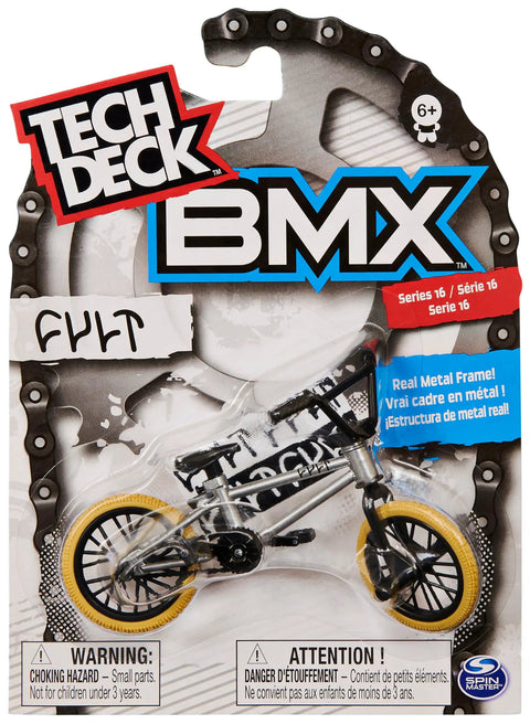 BMX Finger Bike Replica With Metal Frame For Realistic Flick Tricks Movable Parts Authentic Graphics in packaging