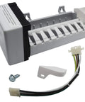 Refrigerator Ice Maker Assembly Replacement No Bail Arm Model Specific Fit for W10190965 and W10190966 Not Universal 115V