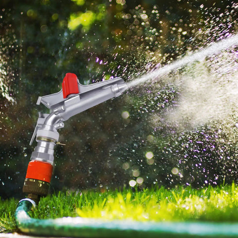 Heavy Duty 2 Inch Irrigation Spray Gun Kit With Aluminum Core And Dual Nozzles Delivering A Smooth 360 Degree Spray Pattern To Crush Your Crop Watering Jobs Across Farm Grounds For High Yield Agriculture