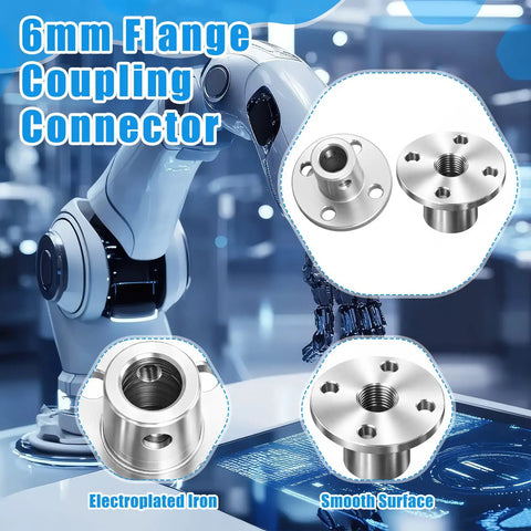 6mm flange coupling for All In One 12V DC Geared Motor Kit With 60RPM High Torque JGB37 520 Motor And CCM6N PWM Speed Controller