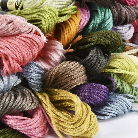 Totally Sick Rainbow Embroidery Floss Assortment Featuring Fifty Smooth Cotton Threads Perfect For Friendship Bracelets Cross Stitching DIY Beadwork And Relaxed Garage Craft Sessions
