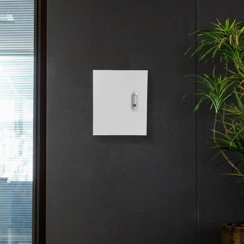 Weatherproof Wall Mounted Electrical Enclosure Box 250x300x140mm thickened metal cabinet installed on wall for outdoor use.