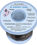Solder Wire 63/37 Sn Pb For DIY Electronics, 0.381mm Diameter, 28 AWG, 1 Lb Reel, focus on industrial use label