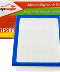 Drop In Engine Air Filter Replacement For Toyota Camry Corolla RAV4 Highlander Sienna Venza C-HR BRZ Lexus ES300h UX200 NX350h NX450h RX350h 2017 To 2025 Hybrid Models with GP586 packaging