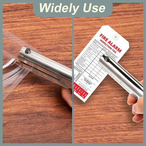 Heavy Duty One Hole Punch With Deep Throat Reach 2 Inch Long 1/8 Inch Hole Size Punches Up To 25 Sheets Of Thin Paper Handheld Alloy Use