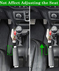 Center Console Organizer Kit For Jeep Wrangler JL JLU And Gladiator JT 2018 2023 showing gear shift side tray installed