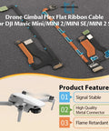 Must Have Mini 2 Gimbal Ribbon Cable Replacement Kit For Mavic Mini Mini SE Mini 2 SE 4K Gimbal Flex Flat Cable With Repair Tools