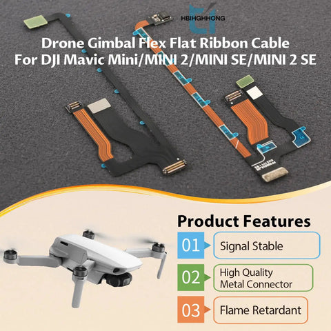 Must Have Mini 2 Gimbal Ribbon Cable Replacement Kit For Mavic Mini Mini SE Mini 2 SE 4K Gimbal Flex Flat Cable With Repair Tools