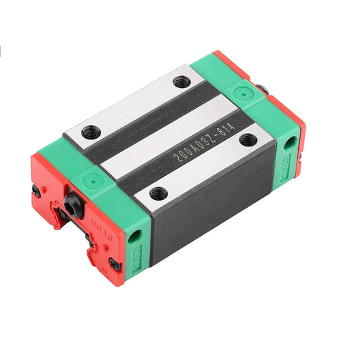 Pro Grade HGH15 CNC Square Linear Guide Rail Kit 750mm Rails With Eight HGH15CA Carriage Blocks for 3D printers, close-up view