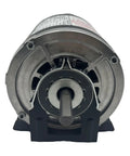 Front view of Beefed Up One Quarter HP Electric Fan Motor 1725 RPM 115V 60Hz 48 Frame Open Drip Proof Belt Drive Ball Bearing Reversible