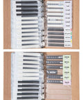 Open SMT book showing SMD 0805 components assortment kit with 5435 pieces including resistors, capacitors, transistors, and ICs.