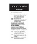 Liquid Glass Screen Protector instructions for applying nano coating to phones, tablets, and smart watches for scratch resistance.
