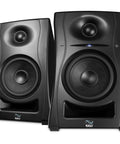 Ultra Nearfield Studio Monitor System Built For Mixing Pros With 4.5 Inch Powered Monitors And 1 Inch Tweeter Bluetooth Connectivity 3D Imaging Waveguide Boundary EQ And Touch Sensitive Volume Pair Black in black