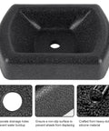 Heavy Duty Jack Wheel Chock Reinforced Rubber Wheel Dock For 6 Inch Jockey Wheels, Durable Wheel Stabilizer and Stopper