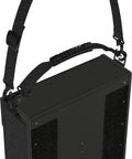 2Go 2 Tool Container For On The Go Gear Organization, durable black storage with shoulder strap and quick access slots