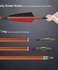 Premium 30 Inch Carbon Hunting Arrows With Real 4 Inch Turkey Feather Fletching And Removable Tips 500 Spine Practice Target Arrows