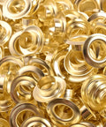 Bulk Gold Grommet Kit 1000 Pieces 6mm Grommets With Washers For Grommet Tool Banner Posters Metal Eyelets For Fabric Clothing