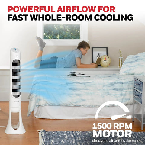 Keep The House Chilled Lowkey Whisper Quiet Oscillating Tower Fan With Full Digital Remote Control Large Room Air Circulator In Sleek White Finish Saves Electricity Beats The Heat All Summer Long Smooth Operator Style