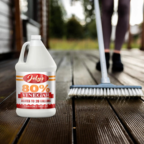 Heavy Duty Industrial Strength Vinegar Concentrate With Eighty Percent Acetic Acid For Tough Cleaning At Home And Outdoor Jobs