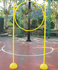 Drone Racing Obstacle Course Kit For Home And Outdoors, Easy To Build And Beginner Friendly hoop on outdoor court