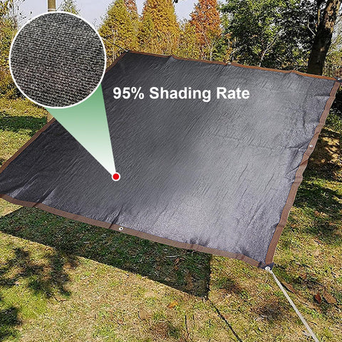 Custom Shade Cloth With Grommets For Patio And Garden, Heat Resistant HDPE Pergola Shade Cover showing shading rate and fabric detail