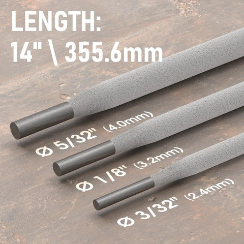 E7018 1 Eighth Inch Welding Rods 10 Pound Stick Electrodes For All Positions AC DC Low Hydrogen Iron Powder With X Ray Quality Welds 1/8 in 14 in
