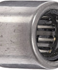 Premium Needle Roller Bearing With Drawn Steel Shell And Double Sealed Design Eight Mil Inner Bore Twelve Mil Outer Race Twelve Mil Thick, showing smooth steel surface and tight inner rollers.