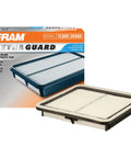 Extra Guard CA9997 Engine Air Filter For Subarus, packaging and filter, fits 2013-2021 Subaru models, 2.0L and 2.5L engines
