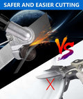 Comparison of Electric Drill Plate Cutter Attachment For Metal Cutting versus manual shears, showing efficiency and precision.