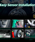 Step-by-step TPMS Tire Pressure Monitor Sensor Four Pack Plug And Play Direct Fit Replacement for Toyota Lexus Scion installation guide