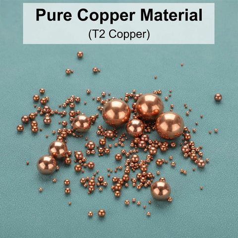 10 Pieces 12mm Solid Copper Bearing Balls G200 Precision Copper Spheres For Machinery Automotive And DIY Projects Smooth Low Friction Rotation For Gearheads And DIY Buffs, pure copper balls