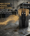 Knock Dust To The Curb With These 6 Piece Steam Cleaner Brush Heads Replacement Attachments For M8 Steamer On Hard Floors built tough with brass bristles.