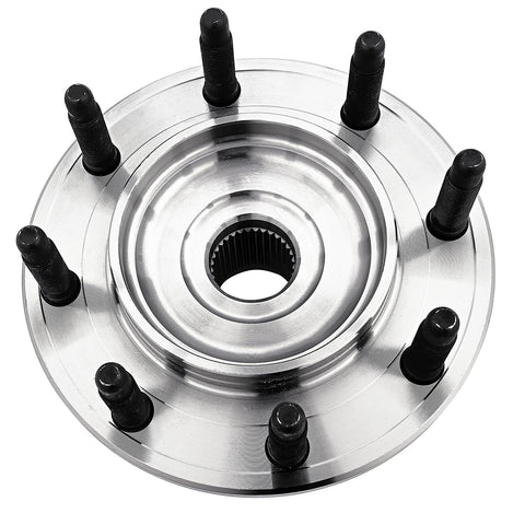 Top view of Beefy Front Wheel Hub Bearing Assembly Fits 2007-2010 Chevy Silverado 2500HD 3500HD Suburban 2500, 2007-2010 GMC Sierra.