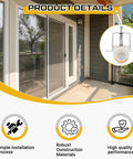 10 Pack Sliding Screen Door Roller Wheels Replacement Hardware With Spring Loaded Design on patio with installation icons