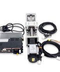 Servo Linear Actuator ZBX80 Plus CNC Motion Platform with 400W 220V servo motor and cables, 400mm travel aluminum slide rail.