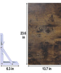 Folding Shelf Brackets Set With 400 Lb Max Load, DIY Wall Mounted Shelving Brackets for Tables and Workbenches, wood plank dimensions.