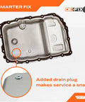 Transmission Oil Pan With Integrated Drain Plug For GM Vehicles OE Fix Durable Service Friendly Design Built To Withstand Impacts And Rigors Fits Select Models