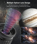 1.25 Inch 10mm Ultra Wide Angle Eyepiece With Filter Thread For Telescopes, 82 Degree Waterproof Fogproof UWA Design lens diagram