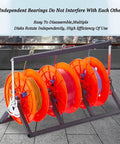 Heavy Duty Wire Spool Rack And Cable Dispenser For 1 2 3 4 Rods Ribbon Holder Organizer for electrical and industrial use