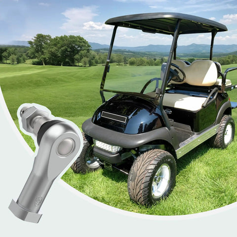 Right Hand Thread Ball Joint Tie Rod End Kit 2 Pack Fits Club Car Precedent 2004 Up And Tempo 2018 Up Golf Carts M12 x 1.25 RH Replaces OEM 102022601 102288301, shown on golf cart