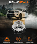 Front Wheel Bearing Hub Assembly 2 Pack 515142 Compatible With Ford Expedition 2011 2014 Ford F 150 2010 2014 Lincoln Navigator 6 Lugs ABS