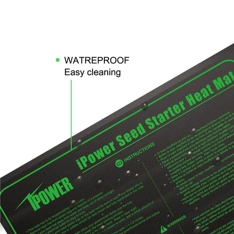 2-Pack 10 By 20.5 Inch Pro Grade Waterproof Seedling Heat Mat For Germination And Hydroponics Durable Warm Pad For Seed Starting Terrarium And Home Growing Use Green