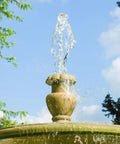 Outdoor fountain powered by Pond Statuary Pump 330 Powers Medium And Large Fountains For Indoor And Outdoor Use Energy Efficient Magnetic Drive