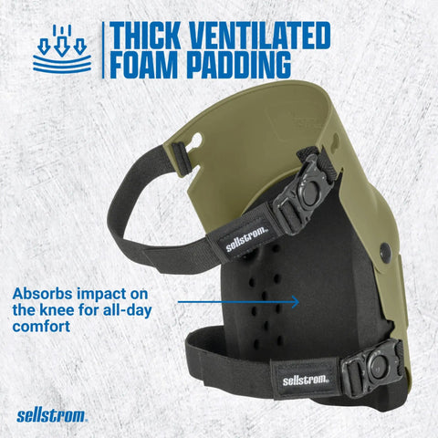 Ultra Flex III KneePro Knee Pads With Triple Layer Foam Cushioning featuring heavy duty outer shell and speed clips