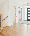 Top Shelf Clear Self Adhesive Wall Corner Protectors Keep Door Frames Cabinets And Baseboards Looking Crisp While Battling Daily Nicks Perfect Diy Project Pick 31 5 By 1 18 Inch installed on interior walls in a modern hallway.