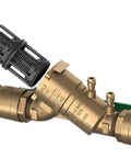 2-Inch Double Check Backflow Preventer With Integral Male Flare SAE Test Fitting, EZSWAP Modular Check, Compact Bronze Valve With Top Access For Quick Repairs And Replacements, 950XL3 shown exploded