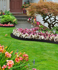 Easy Diy Garden Border Edging Roll 4 Inch High 66 Ft Total 2 Rolls Of 33 Ft With 100 Hard Stakes Flexible Plastic edging in garden