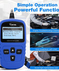 OBD2 Scanner Code Reader For Cars And Trucks With Freeze Frame IM Readiness And Engine Fault Codes Easy DIY Diagnostic Tool