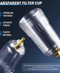 Transparent filter cup for 2 In 1 Oil And Air Regulator Filter With Lubricator Cup And Gauge, strong air tightness
